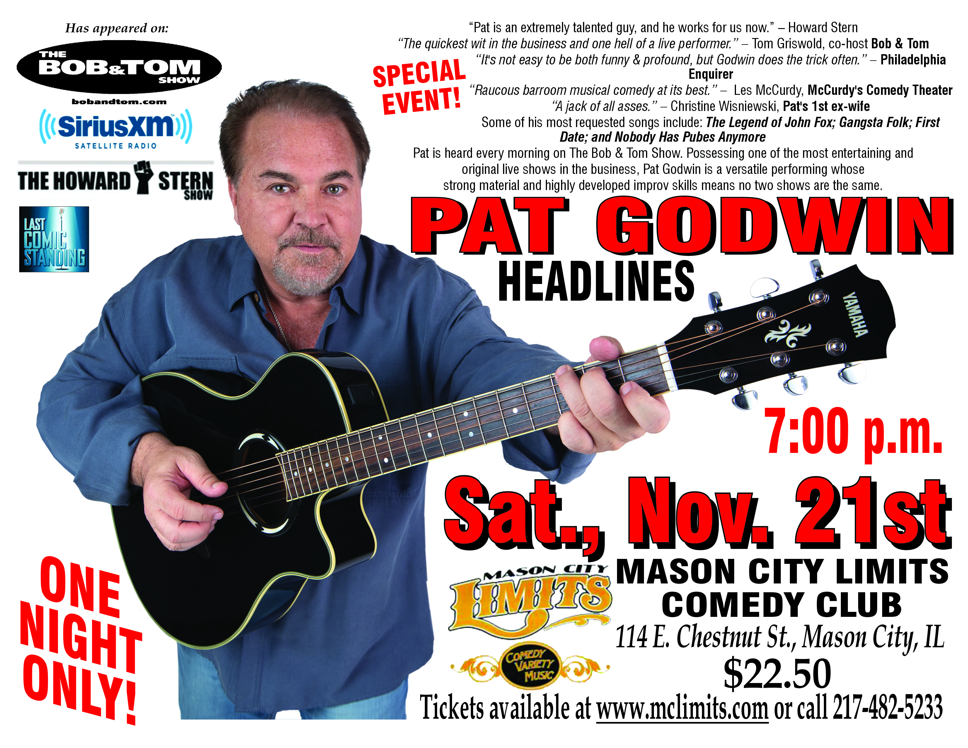 Comedian Pat&nbsp;Godwin