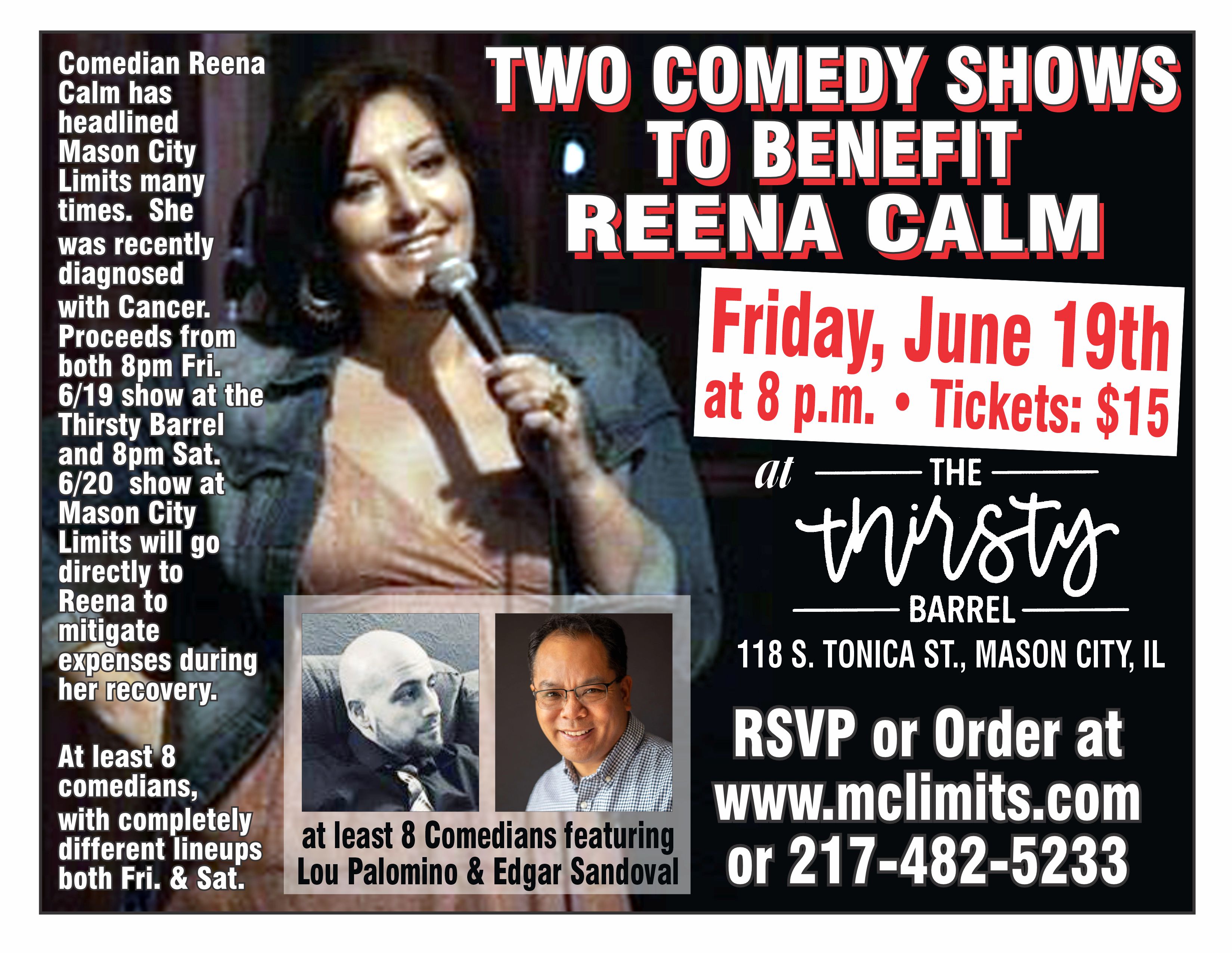 Comedian Charity Show for Comedian Reena Calm