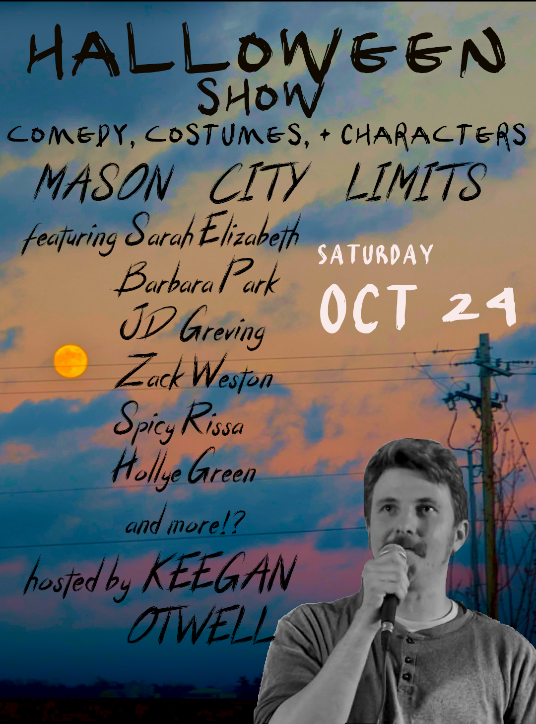 Comedian Halloween Comedy Show